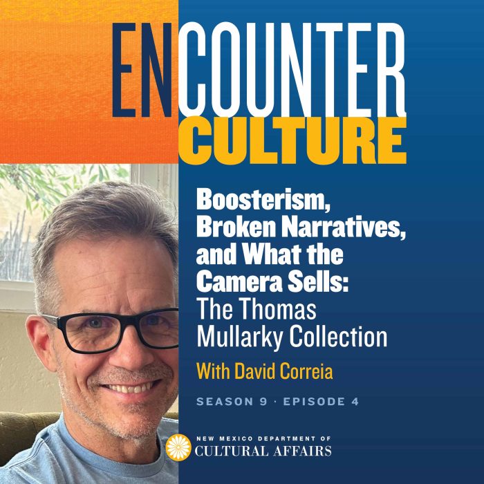 podcast episode cover with color portrait